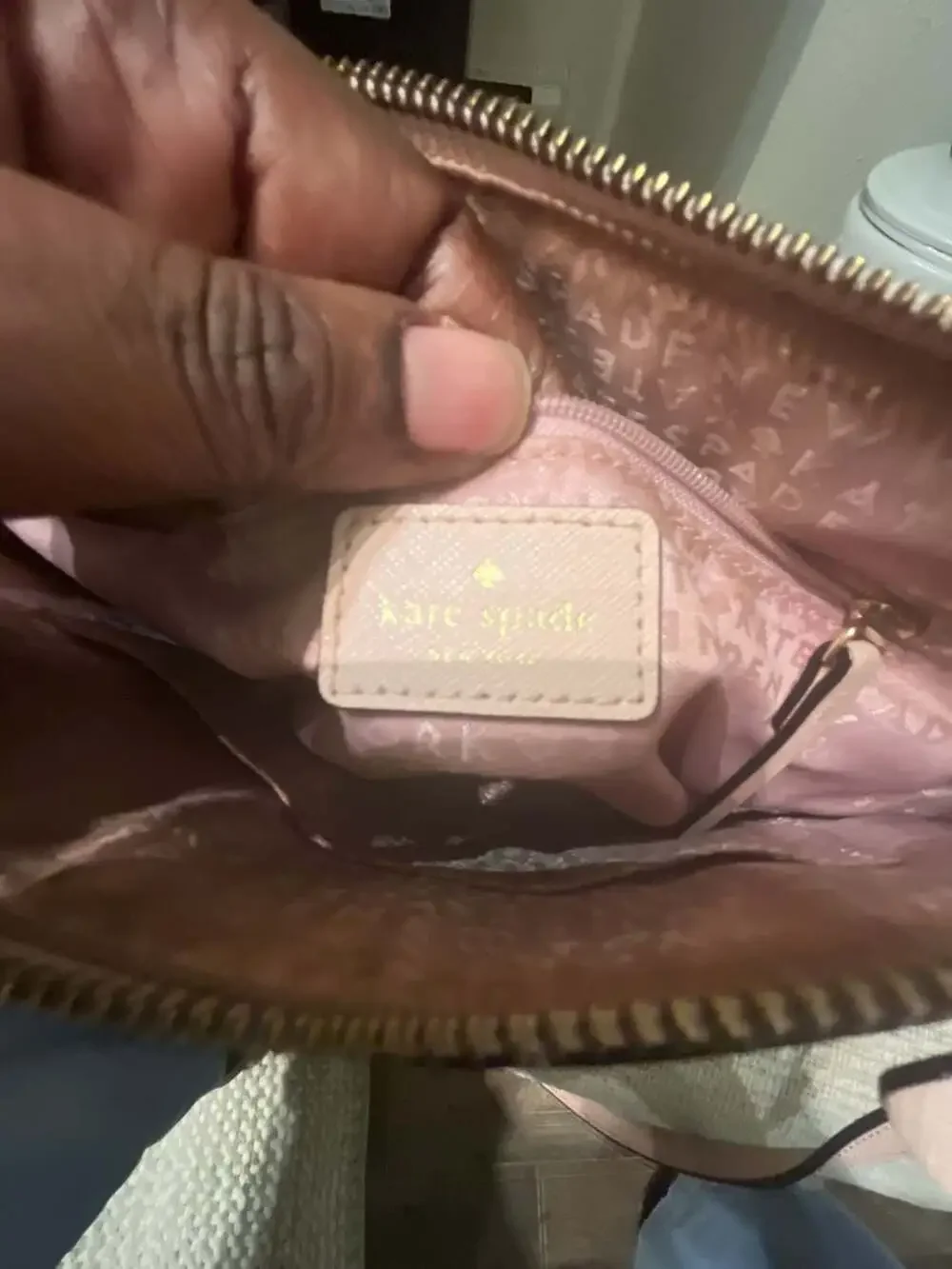 Kate Spade New York Laurel Way Rima Pink Leather Crossbody Bag